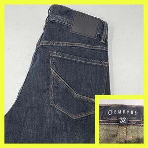 Empyre Skeletor Men's Skinny Jeans Size 32 Dark Wash Stretch Denim Skate Pants